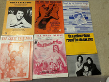 Vintage sheet music lot of 6