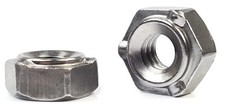 Hex Weld Nuts Steel Short Pilot 3 Projections - UNC Coarse Sizes - QTY 100