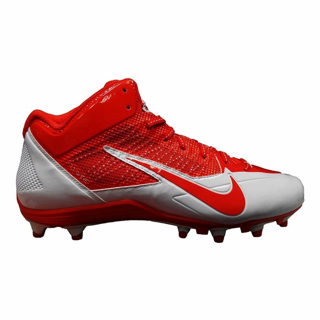 Nike Zoom Football Cleat Gym Red/White Men's 11 eBay
