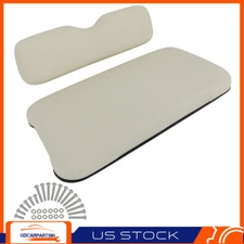 Golf Cart Front Cushion Set White Fits EZGO TXT High Quality