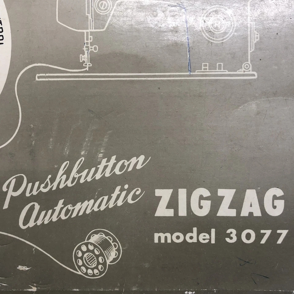 White Zig Zag Model 3077 Sewing Machine Owners Manual Instruction Book Vintage🧵 - Image 2 of 4