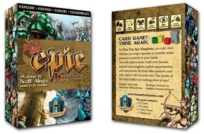 Ultra-Tiny Epic Kingdoms Pocket Board Game - New In Plastic Rare
