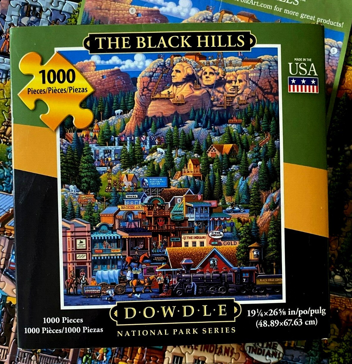 Dowdle Puzzle "The Black Hills" 1000 Pieces PreOwned Complete