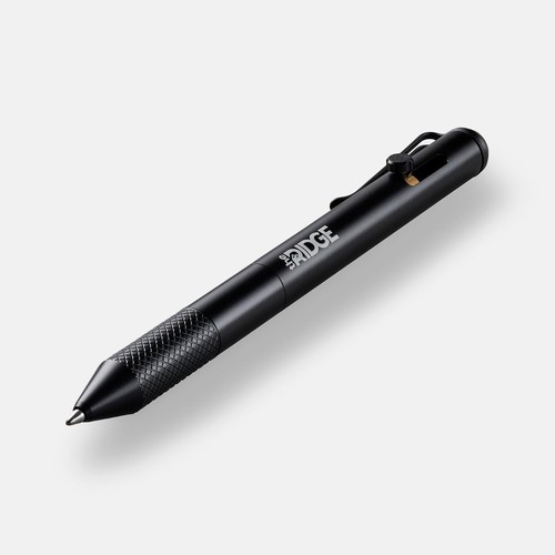 The Ridge Bolt Action Ballpoint Pen - Royal Black