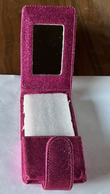 Lambs Makeup Case Purse. Pink sparkly make up case. Holds 4 LipSense tubes. New
