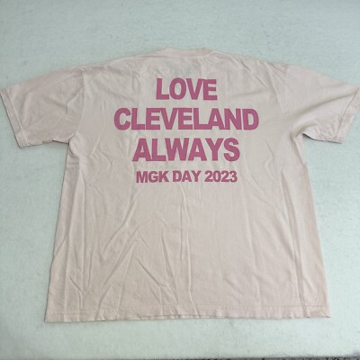 Machine Gun Kelly MGK Day 2023 Tickets Downfall Tour T-Shirt Oversized Pink 2XL