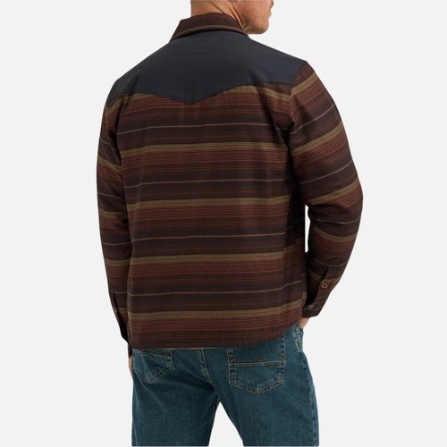 Wrangler Jacket Men’s S Heavyweight Shirt Jacket Sherpa Lining Western Workwear - 第 3/7 張圖片