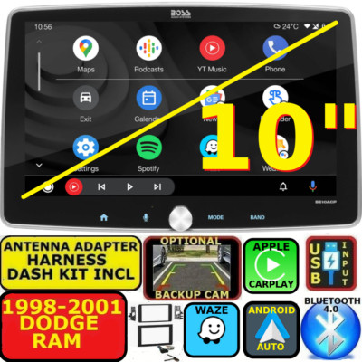 1998-2001 DODGE RAM NAV BLUETOOTH APPLE CARPLAY ANDROID AUTO CAR RADIO STEREO