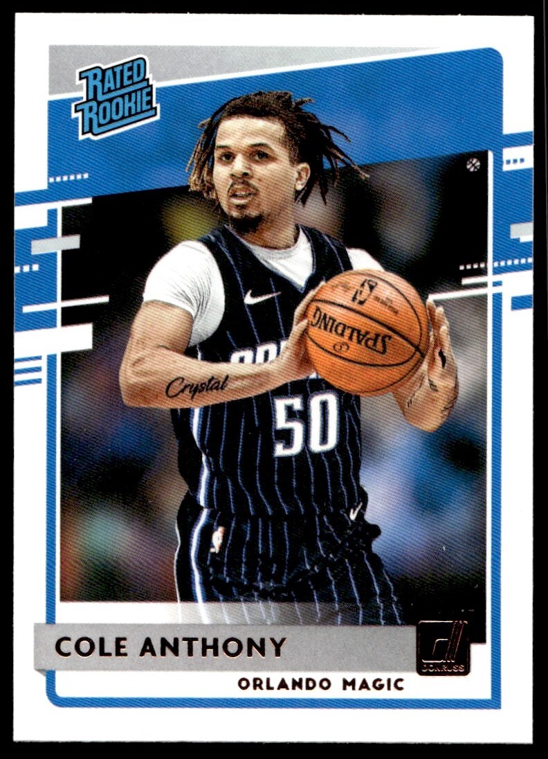 2020-21 Donruss Cole Anthony Rookie Orlando Magic #208