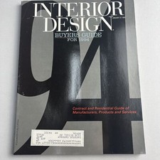Interior Design Magazine January 1994/ Buyers Guide, Product & Sources