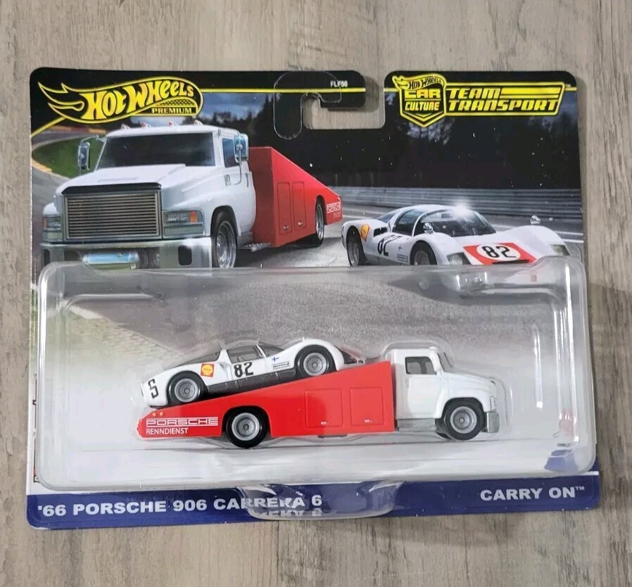 66 Porsche 906 Carrera 6 Hot Wheels Team Transport * 2024 * NIP 1