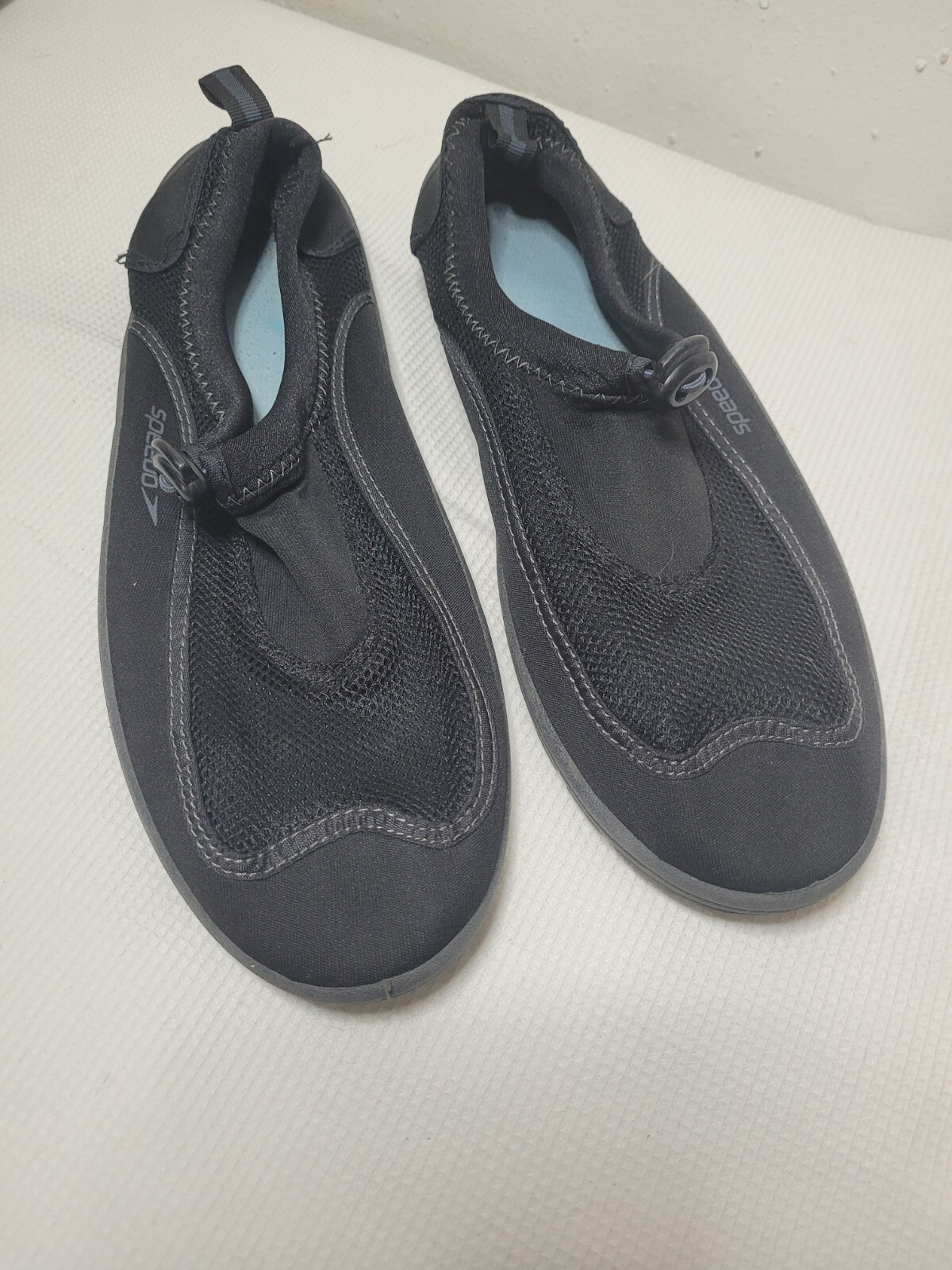 Speedo Mens Water Shoes Stretch Black 
