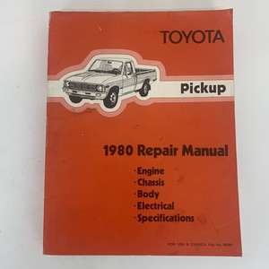 1980 Toyota Pickup Truck Repair Manual Factory Oem 2wd 4wd Ebay