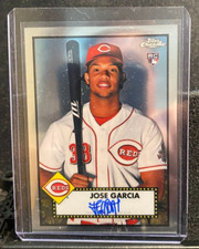 Jose Garcia (RC) 2021 Topps Chrome Platinum - Auto  -  Reds