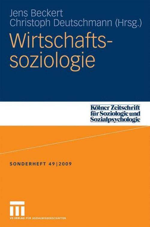 Thumbnail - Wirtschaftssoziologie Christoph Deutschmann (u. A.) Taschenbuch