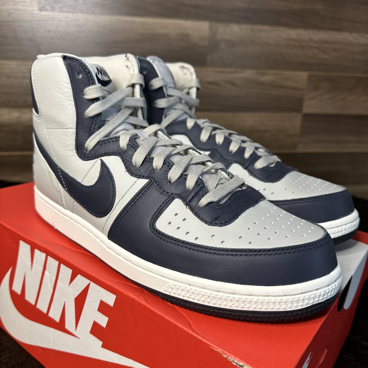 NIKE TERMINATOR HIGH GEORGETOWN GRANITE DARK OBSIDIAN SIZE 10.5