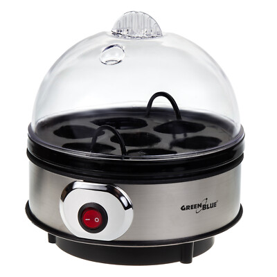 Eierkocher für 7 Eier inkl. Egg Cooker Messbecher mit Eierstecher 220-240V