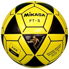 Mikasa Goal Master Size 5 FT5A Official Footvolley Soccer Ball Black /Yellow NEW