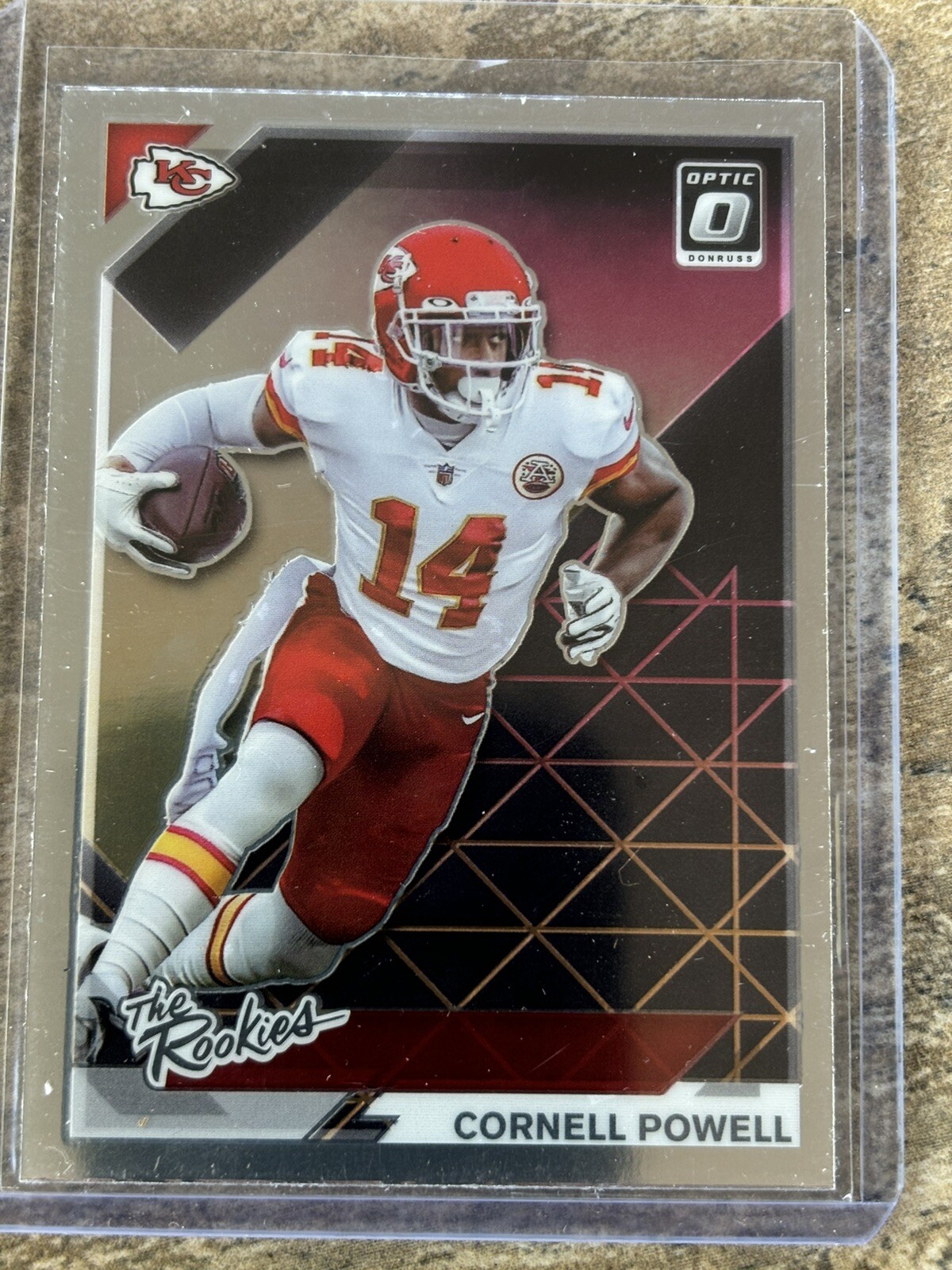 2021 Optic The Rookies #TR-20 Cornell Powell Chiefs Insert Rookie Football Card