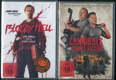 Bloody Hell + Cannibals and Carpet Fitters (DVD) (NEU) Slasher/Splatter (UNCUT)
