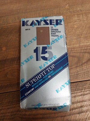 Kayser One Size Mink 15 Denier Superfit Top Smooth Knit Tights