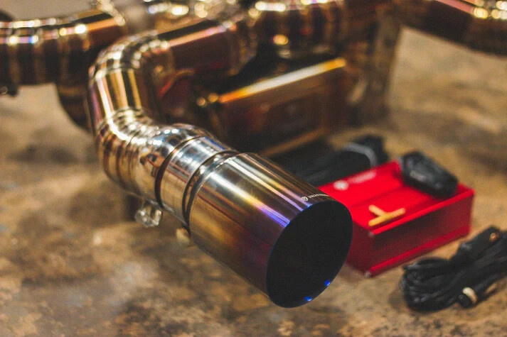 Valvetronic Designs Double X Pipe F1 Race Exhaust Kit For 2018-2022 Mclaren 720S