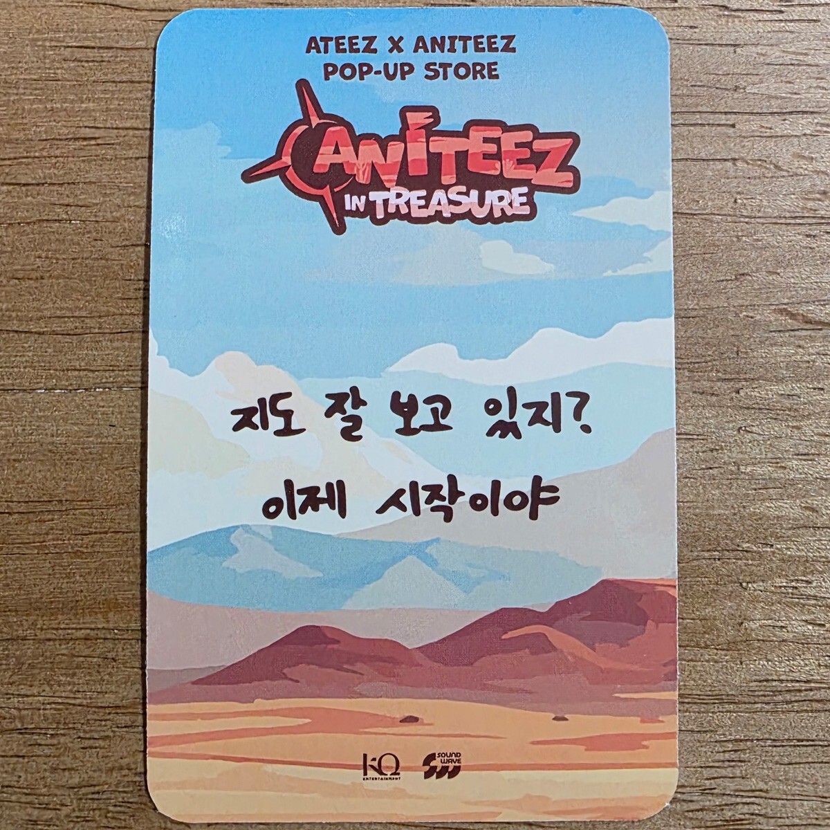 Yeo Sang 50K MD Benefit Photocard Ateez Pop-Up Store Aniteez in