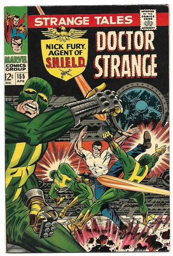 STRANGE TALES #155 VF 8.0 Higher Grade Dr. Strange Classic Cover Steranko Art! - Picture 1 of 2