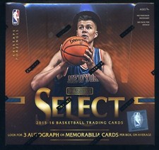 2015-16 PANINI SELECT BASKETBALL HOBBY BOX Sealed Brand New / From Taiwan