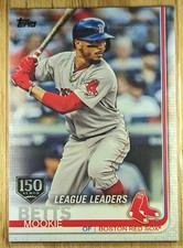 2019 Topps MOOKIE BETTS League Leaders 150 Years Stamp Boston Red Sox MLB