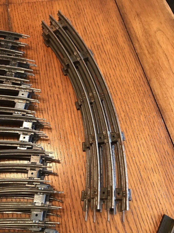Lot of 92 Lionel O27 Gauge 3rail Track, Crossings, Remote Control