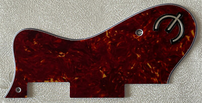 Custom For Epiphone Dot Style & E Logo Guitar Pickguard 4 Ply Red Tortoise