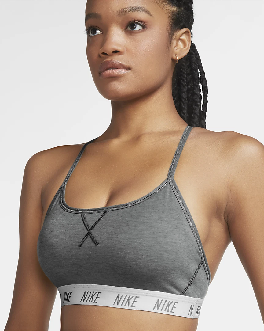 NEW!! Nike Women's Charcoal Indy Soft Light Support Sports Bras