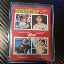 2026 Topps Heritage - Rookie Outfielders Red Border Parallel, Base