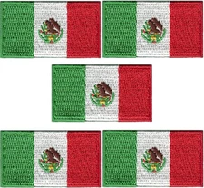 Laughing Lizards Small Mexico Patch (5-Pack), Green,Red,White 