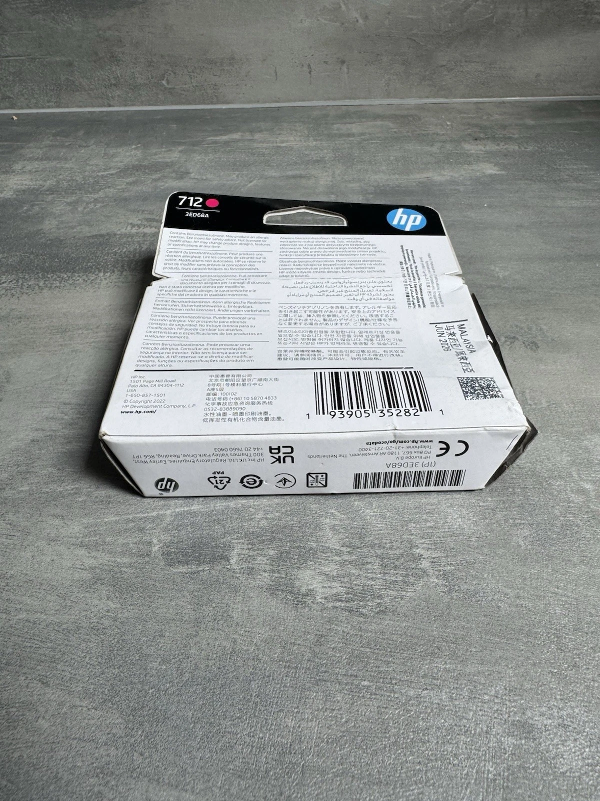 HP 712 Genuine Magenta Ink Cartridge Brand New Expiry Jun 2026 6