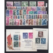 East Germany 1955, Mich.-Nr.: Completely stamped