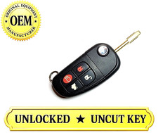Oem 2000 To 2009 Jaguar S Type Xj Xk X Remote Key Fob Virgin Chip Uncut Key