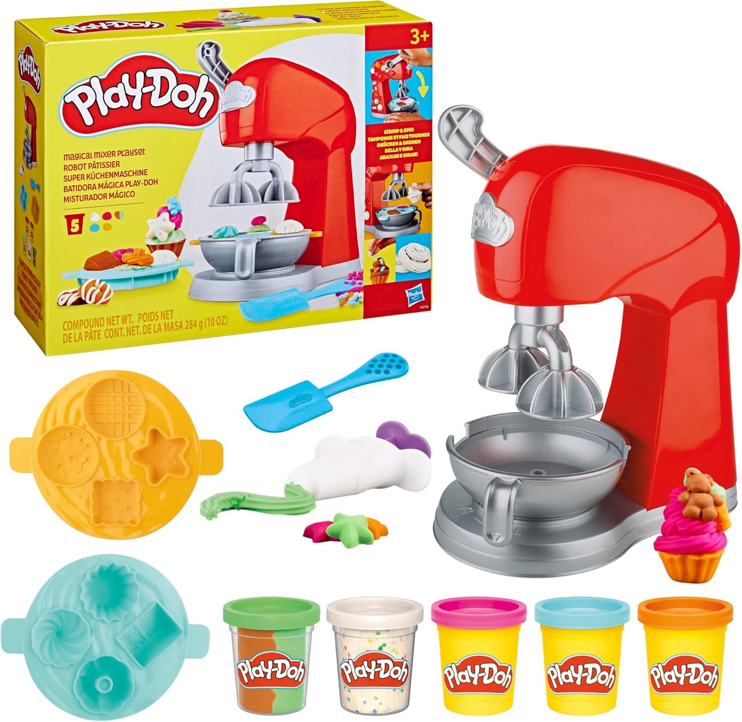 Play-Doh Kitchen Creations Magical Mixer Playset, Toy with P