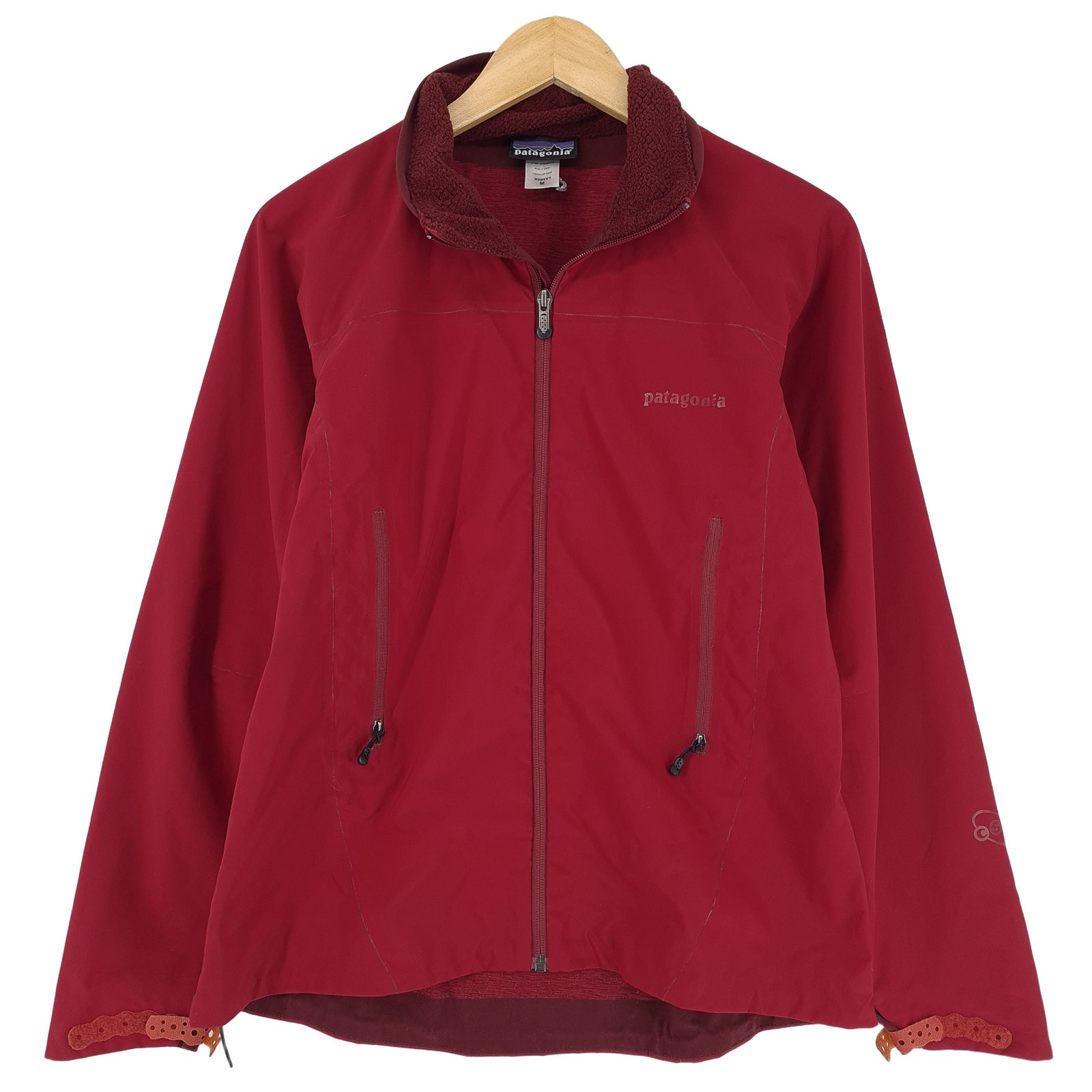 Patagonia Softshell Jacket Burgundy Outdoor All Weather Women Hz6 Size M