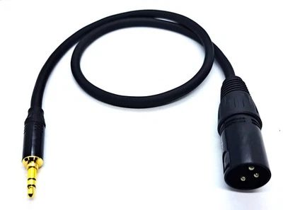 KABELBETRIEB Cable adaptador AUX mini jack 3,5 mm a XLR macho vers. Longitudes