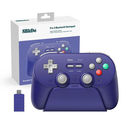 8Bitdo Pro 3 Bluetooth Controller for Switch/Switch2,Windows, , Steamos