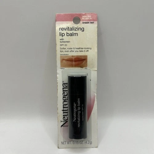 Neutrogena Revitalizing Tinted Lip Balm, Healthy Blush-#20,Softer,rosier