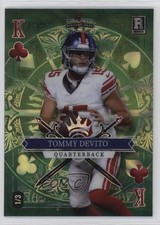 2023 Wild 5 Card Draw Stacked Deck Green Lava Foil 1/3 Tommy DeVito #SD-TD 0rd2