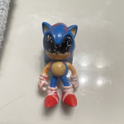 Sonic exe  Plastic Figurine Blue/Red/White/Beige Detached Head