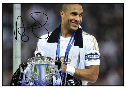 11041. Ashley Williams Signed Pictures (A4 Prints) Swansea Everton Wales etc.