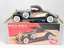 Vintage Solid State 1931 Rolls Royce Phantom II Replica Model Car Radio
