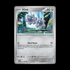 Klink 061/086 BLK Black Bolt Pokemon Card NM
