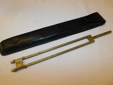 Antique VIntage TUNING FORK IN ORIGINAL Leather CASE 87.6 VPS