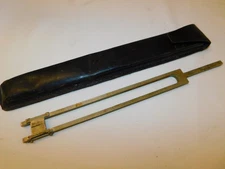 Antique VIntage TUNING FORK IN ORIGINAL Leather CASE 87.6 VPS